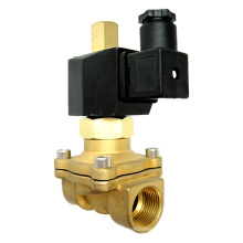 Serie 2W 2W200-20 NNO Cuerpo de latón Normalmente abierto de 3/4 de pulgada Válvula solenoide de agua de aire